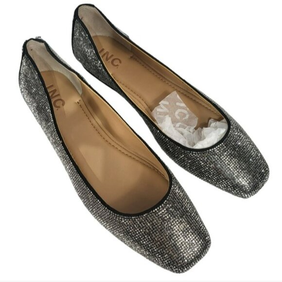 INC International Concepts Juney Flats Black Crystal 5.5 - Picture 9 of 10